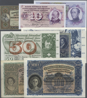 02870 Switzerland / Schweiz: Large Lot Of About 290 Banknotes Containing The Following Pick Numbers In Dif - Suisse