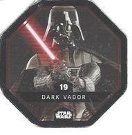 JETON LECLERC STAR WARS   N° 19 DARK VADOR  Brillante - Power Of The Force