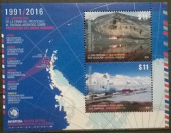 ARGENTINA - ANTARCTIC BASES - 2016 MNH SOUVENIR SHEET - Neufs