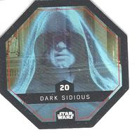 JETON LECLERC STAR WARS   N° 20 DARK SIDIOUS - Poder De La Fuerza