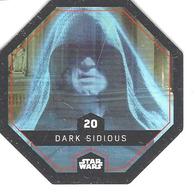 JETON LECLERC STAR WARS   N° 20 DARK SIDIOUS - Power Of The Force