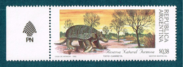 Argentina 1992 National Parks Reserva Natural Formosa - Giant Armadillo Animals MNH - Unused Stamps