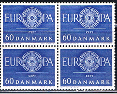 DI 468 // Y&T 394 X 4 // 1960 - Unused Stamps