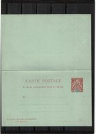 CTN27COL4- ST PIERRE ET MIQUELON CPRP 10c+10c ROUGE SANS DATE SUR DEMANDE NEUVE - Entiers Postaux