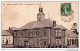 AUVILLERS - LES - FORGES ..-- 08 ..-- La Mairie .1907 Vers CHASSEPIERRE ( Mr Olivier RENAUD ) . Voir Verso . - Charleville