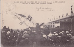 L'APPAREIL DE BLÉRIOT S'ABAT DEVANT LES TRIBUNES (JOURNÉE DU 28 AOUT 1909 - Unfälle