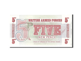 Billet, Grande-Bretagne, 5 New Pence, 1972, Undated, KM:M44a, NEUF - Fuerzas Armadas Británicas & Recibos Especiales