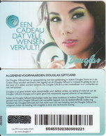 NETHERLANDS - Girl, Douglas Gift Card(small Barcode), Unused - Tarjetas De Regalo