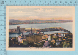 Quebec - CPA The Harbour, By PECO Carte Postale, Postcard - Québec - Les Rivières