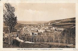 Le Bleymard (Lozère) - Vue Générale Prise De La Route Du Mazel - Carte Lema (Léon Margerit) N° 6043 - Le Bleymard