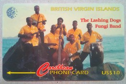 143CBVD Lashing Dogs Band $10, Spanish Rev - Jungferninseln (Virgin I.)