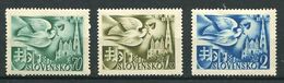 227 SLOVAQUIE 1942 - Yvert 74/76 - Oiseau Pigeon Armoirie - Neuf **(MNH) Sans Trace De Charniere - Ongebruikt