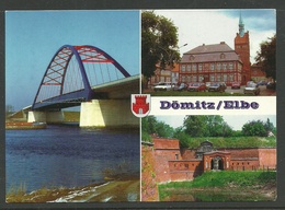 Deutschland DÖMITZ Elbebrücke Rathaus Unbenutzt Sauber - Dömitz