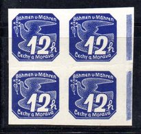XP3946 - BOEMIA BOHMEN MAHREN , Francobolli Per Giornali : COLOMBA Quartina Integra   *** - Unused Stamps