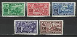 New Zealand SG 593-97, Mi 226-30 * MH - Neufs