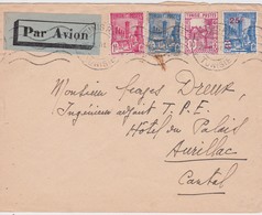 TUNISIE 1941 LETTRE DE TUNIS POUR AURILLAC - Briefe U. Dokumente