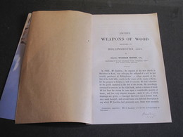 ANCIENT WEAPONS OF WOOD Discovered At Hollingbourn Kent. By C WYKEHAM MARTIN 1865 - Other & Unclassified