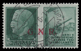 Italia: R.S.I. - PROPAGANDA DI GUERRA / G.N.R.: 25 C. Verde (II - Esercito) - 1944 - War Propaganda