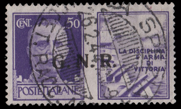 Italia: R.S.I. - PROPAGANDA DI GUERRA / G.N.R.: 50 C. Violetto (I - Marina) - 1944 - Propagande De Guerre