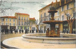 MARTIGUES (13) Fontaine Monumentale Cours De L'Ile Animation - Martigues