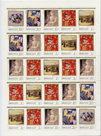 SOVIET UNION 1989 Culture Fund Complete Sheet With 5 Strips Of 5 MNH / **.  Michel 6003-07 - Hojas Completas