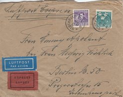 Sweden - Airmail - Express.  Geprüft.  Cover Sent To Germany  1940     # 794 # - Cartas & Documentos