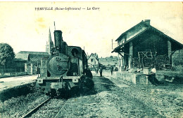 AK 154 / C  P A -   YERVILLE   (76) LA GARE - Yerville