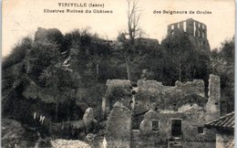 Delcampe - 38 - VIRIVILLE -- Illustre Ruines Du Château.... - Viriville