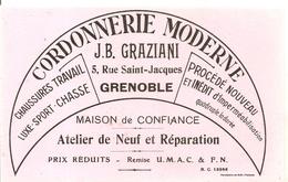 Buvard CORDONNERIE MODERNE J.B. GRAZIANI 5, Rue Saint Jacques GRENOBLE - Chaussures