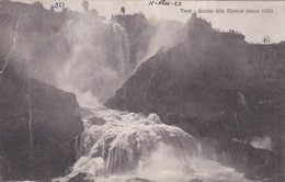 Delcampe - CARTOLINA - POSTCARD - TERNI - LA CASCATA DELLE MARMORE ( MARZO 1922 ) - Terni