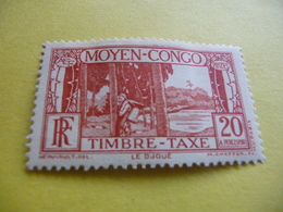 TIMBRE   CONGO    TAXE     N  25      COTE  1,70  EUROS    NEUF  TRACE   CHARNIÈRE - Unused Stamps