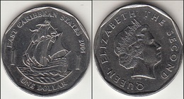 East Caribbean States 1$ Dollar 2004 Km#39 - Used - Caribe Oriental (Estados Del)