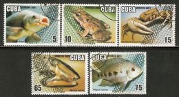 2001 Mi# 4366-4370 Used - Aquaculture - Used Stamps
