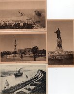 Egypte > Port-Saïd 4 CPA//THE ALBAS MOSQUE/STEAMER ENTRING THE CANAL/IN HARBOUR///THE LESSEPS MONUMENT - Port Said