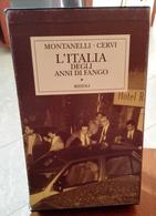 L’ITALIA DEGLI ANNI DI FANGO  INDRO MONTANELLI  E MARIO CERVI ALL’INTERNO DEDICA CON FIRMA DI INDRO MONTANELLI (VEDI FOT - Historia