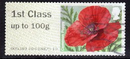 GB 2015 QE2 1st Class To 100 Gms Post & Go Common Poppy ( D1334 ) - Post & Go Stamps