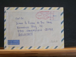 76/075  LETTRE BRAZIL  1992  FLAMME ROUGE - Briefe U. Dokumente