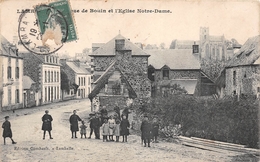 ¤¤  -  LAMBALLE    -  Rue De Bouin Et Eglise Notre-Dame    -  ¤¤ - Lamballe