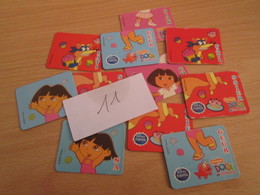 A Prix Cassé !!! LOT DE 11 MAGNETS DORA L'EXPLORATRICE PETITS FILOUS - Lettere & Numeri