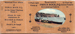 Souvenir PERCE ROCK  - Carnet De 10 CP + 10 Mignonettes -  (VP 801) - Percé