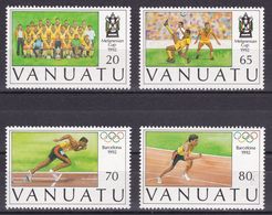 VANUATU 1992 - OLYMPICS BARCELONA 92 - YVERT Nº 891-894 - MICHEL 893-896 - SCOTT 569-572 - Unused Stamps