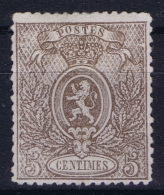 Belgium:  OBP Nr 25 A Not Used (*) SG 1866  Perfo 14.5 * 14 - 1866-1867 Petit Lion