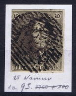 Belgium:  OBP Nr 1  Cancel 85 Namur - 1849 Mostrine