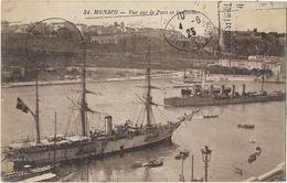 Monaco - Vue Sur Le Port Et Le Rocher - Hafen