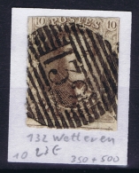 Belgium:  OBP Nr 10 Cancel  132 Wetteren - 1858-1862 Medallions (9/12)