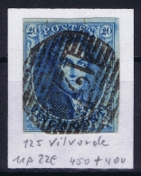 Belgium OBP Nr 11 Cancel Nr 123 Verviers - 1858-1862 Medaglioni (9/12)