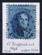 Belgium OBP Nr 15  Cancel 65 Buggenhout - 1863-1864 Medaglioni (13/16)