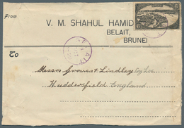 05094 Brunei - Stempel: BELAIT (type D4): 1929 (4.10.), 6c 'water Village' Single Use On Correct Franked C - Brunei (1984-...)