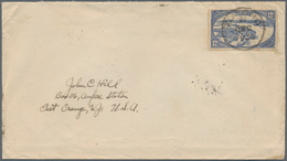 05130 Brunei - Stempel: 1936, 12 C Blue, Single Franking On Cover With Single Circle Dater TUTONG, 21 DEC - Brunei (1984-...)