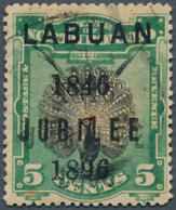 05202 Labuan: 1896, Jubilee Of Cession Of Labuan To Gt. Britain 'Travellers Tree' 5c. Black And Green With - Andere & Zonder Classificatie